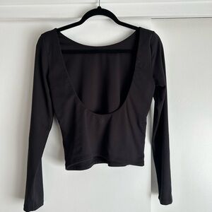 Offline by Aerie low back fitted crop top with long sleeves - athletic wear